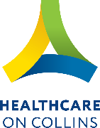 Healthcare on Collins Logo